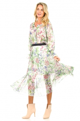 Look Skirt with floral print Lucrezia