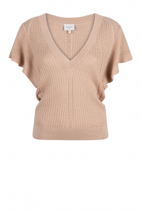 Dante 6 | Fine knitted top Lauryn | beige
