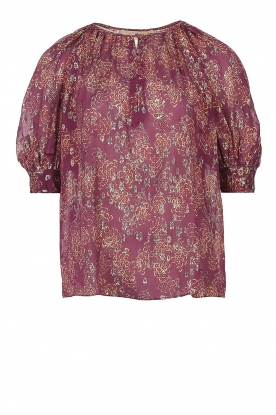 Vanessa Bruno |Luxe top met lurex Seban | paars