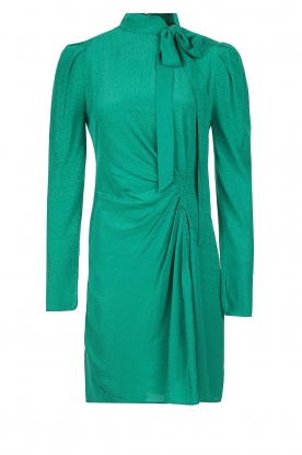 Twinset |Jurk met strikdetail lily | groen l Dress with bow detail Lily |