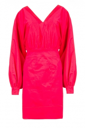 Silvian Heach |Jurk met pofmouwen Impidin | fuchsia 