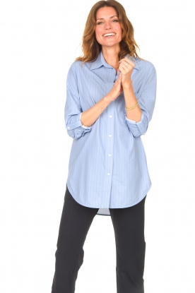 D-ETOILES CASIOPE | Travelwear blouse Balou | blauw 