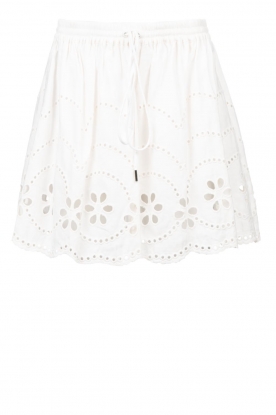 Silvian Heach | Skirt with embroidery details Centirstok | white