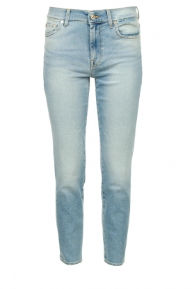 7 For All Mankind |Straight cropped jeans Roxanne | blauw 