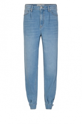 Tomorrow Jeans |High waist jeans met knoopdetails Bill | blauw 