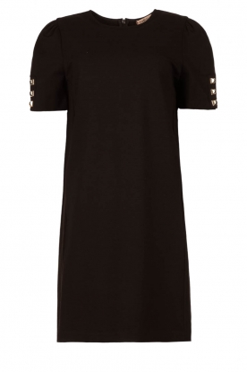 Twinset | Dress with golden details Marin | black