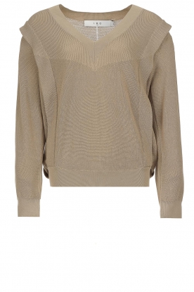 IRO | Sweater with V-neck Kanda | beige 