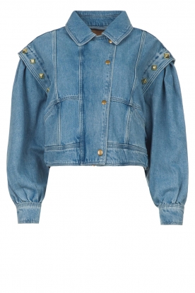 Twinset | Denim jacket with studs Vina | blue