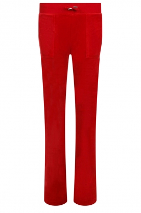 Juicy Couture |Velours sweatpants Del Ray | rood