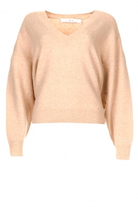 IRO | Sweater with v-neck Miami | taupe