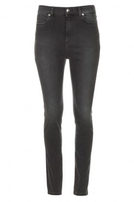 IRO | High waist skinny jeans Allone | zwart 