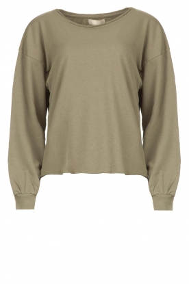 Blaumax | Cotton sweater Ash | green