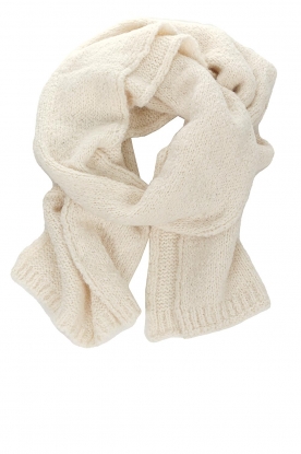Knit-ted |Gebreide sjaal Bien | naturel 