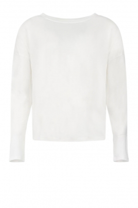 Blaumax | Lyocell T-shirt Ruby | white