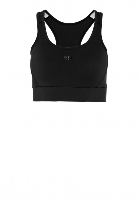 Goldbergh | Sports bra with logo print Charly | black
