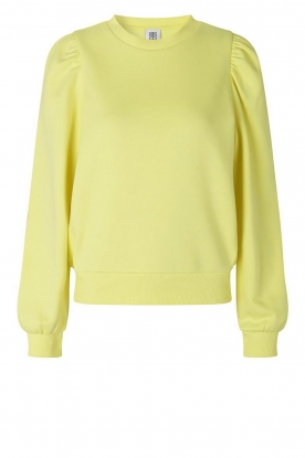 Second Female |Sweater met pofmouwen Carmelle | geel 