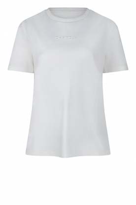 CHPTR S |  T-shirt with logo-detail Basic | white 