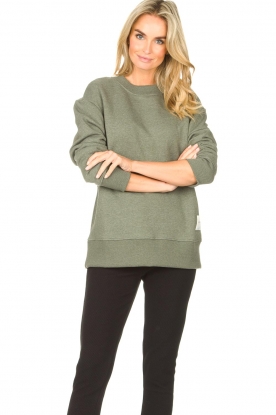 Lune Active |  Basic sweater Kylie | green