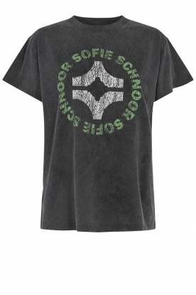 Sofie Schnoor |T-shirt met opdruk Sage | zwart 
