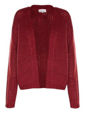 Les Favorites | Knitted cardigan Robbie | red
