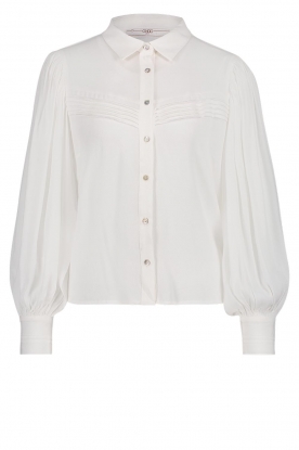 Aaiko | Blouse with puff sleeves Veronica | white