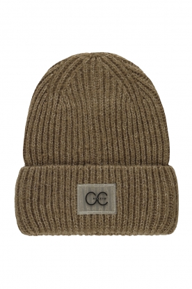 CC Heart | Knitted beanie Bella | beige