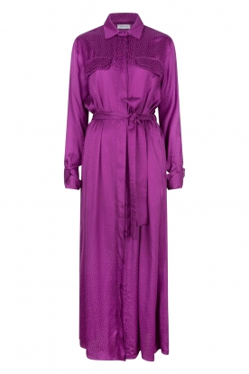 CHPTR S | Maxi dress with dots print Glory | purple