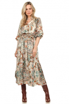 Lollys Laundry |  Floral printed maxi dress Britta | multi