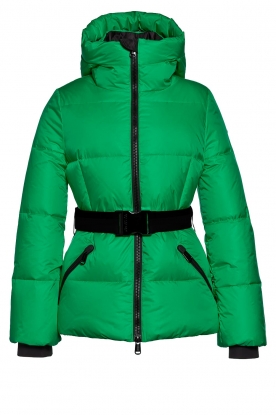 Goldbergh | Down coat with hood Graze | green