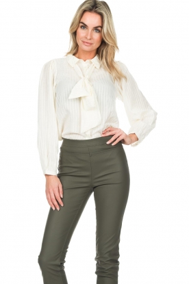 Lollys Laundry |  Pussybow blouse Ellie | natural