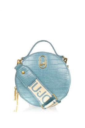 Liu Jo | Shoulder bag with logo strap Wenny | blue