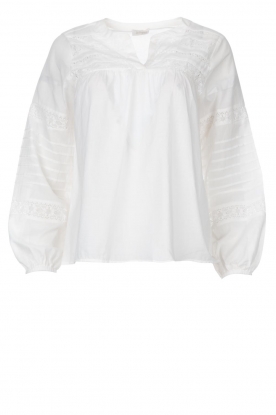 JC Sophie | Embroidered blouse Jaipur | white
