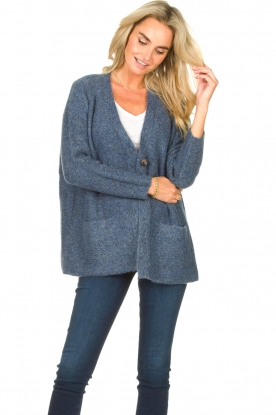 JC Sophie |  Knitted cardigan Joanna | blue