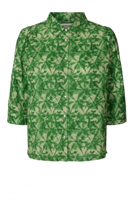Lolly's Laundry | Blouse with print Bono | green