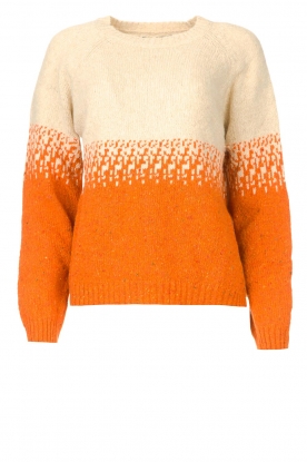 Blaumax |  Sweater with ombre Largatha | orange 