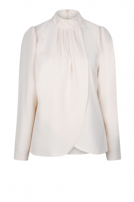 Dante 6 | Pleated top with wrap detail Ode | cream