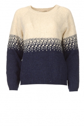 Blaumax | Sweater with ombre Largatha | blue