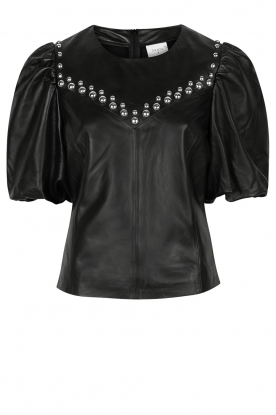 Dante 6 | Leather top with studs Clyde | black 
