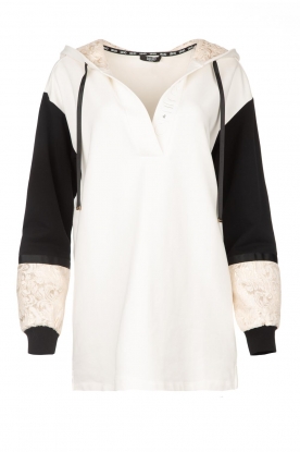 Liu Jo Easywear | Sweater with hood Lilly | white