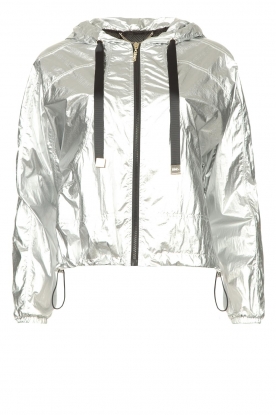 Liu Jo Easywear | Metallic sports jacket Polly | silver
