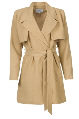 Suncoo | Short trench coat Ecko | beige