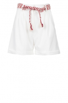 Suncoo | Shorts with belt Blair | white 