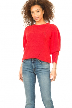 Suncoo |  Knitted sweater Picco | red 