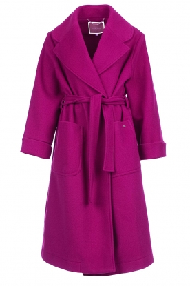 Kocca |  Wrap coat Zirtice | pink