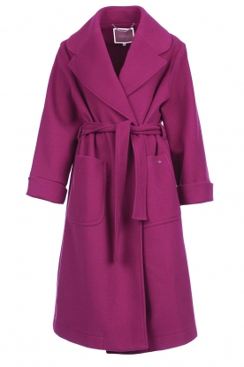 Kocca | Wrap coat Zirtice | pink