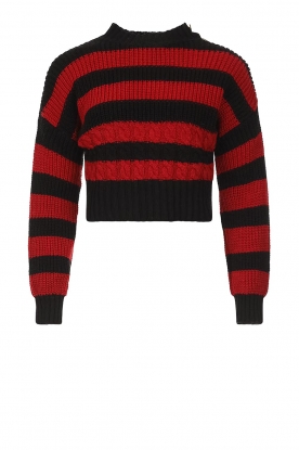 Kocca | Striped sweater Ninay | red