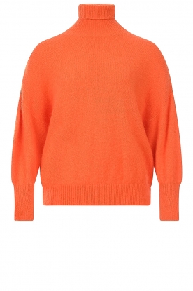 Kocca | Soft turtleneck sweater Dirber | orange