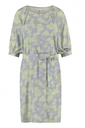 Freebird | Dress with tie dye print Kimber | green