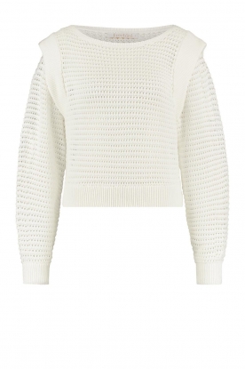 Freebird | Sweater with statement shoulders Abigail | natural 