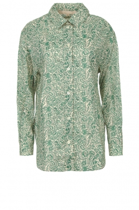 Vanessa Bruno | Blouse with paisley print Helianne | green